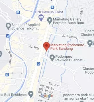 map-podomoro-park-bandung